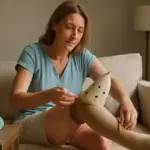 Come agiscono le calze elastiche nel trattamento del linfedema? Il segreto per indossarle al meglio senza fastidi