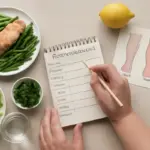 Menu settimanale per chi soffre di edema: idee pratiche per sgonfiarsi senza rinunce